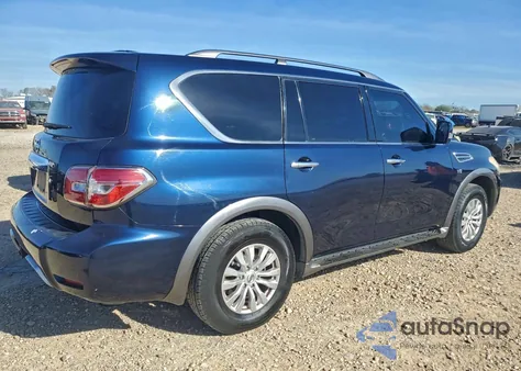2017 Nissan Armada Sv из США, поврежденный, VIN JN8AY2ND1H9004302
